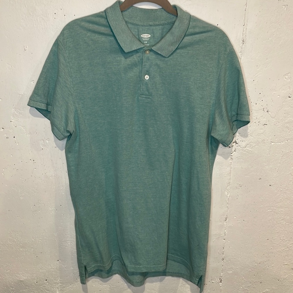 Mens Old Navy polo shirt size L / Green
